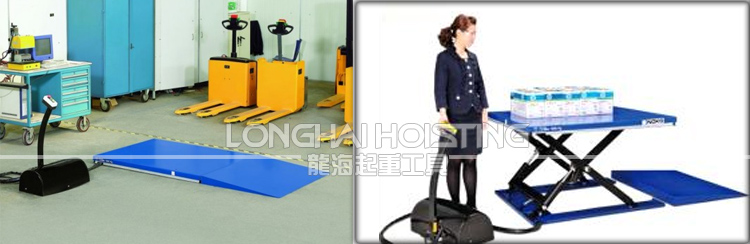超低型電動升降平臺使用案例