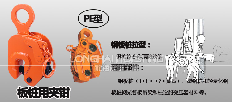 PER型板樁用夾鉗